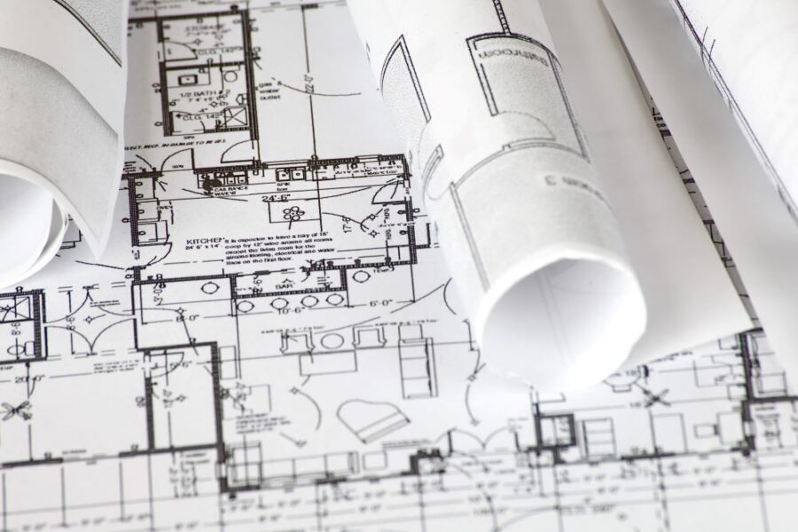 Plumbing construction drawings